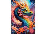 Alipson Puzzle Drago Colorato - 1000 Pezzi Puzzle Giocattolo