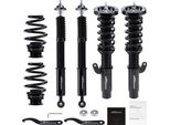 Coilover Per Bmw E46, Smorzamento Regolabile A 24 Stadi, Comfort Migliorato, Nero