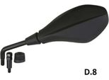 Bcr Piaggio Medley 125/150Cc Specchio Laterale Sinistro Argento Taglia Unica