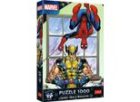 Puzzle Trefl 1000 Xmas Premplus Spider-Man&Wolver..12088