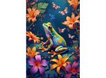Puzzle Alipson - Puzzle Per Bambini Con Rana E Farfalla