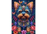 Puzzle Alipson - Puzzle Del Cane Flowerland Per Bambini - Giocattolo Educativo