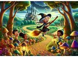 Art Puzzle Puzzle Strega Carina 100 Pezzi