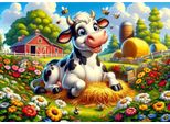 Art Puzzle Puzzle Mucca E Amici 50 Pezzi