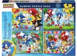 Ravensburger Puzzle Sonic The Hedgehog 4X100 Pezzi