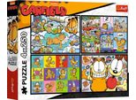 Puzzle 4X250 Garfield: Divertiti Con Il Gatto Più Pigro!