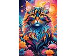 Puzzle Alipson Gatto Multicolore - 1000 Pezzi In Plastica