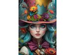 Bluebird Puzzle Signora Con Cappello - 1000 Teile Buntes Motiv