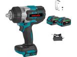 Avvitatore A Impulsi Elettrico, Coppia Elevata 2800Nm, Motore Brushless, Set Di 2 Batterie A