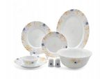 Set Da Pranzo Per 6 Persone, Piatto, Ciotola, Opale, Ideale Come Regalo