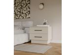 Amber 2S Comodino 2 Cassetti Per Camera Da Letto Kaszmir Beige