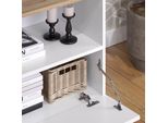 Vicco Credenza Wido, 60 X 50 Cm Con Patta, Bianco/Sonoma