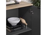 Vicco Credenza Wido, 50 X 80 Cm Con Ripiano, Antracite/Sonoma