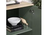 Vicco Credenza Wido, 50 X 80 Cm Con Ripiano, Verde/Sonoma