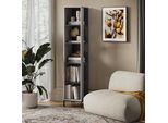 Vicco Libreria Eliza, 36 X 188 Cm Può Essere Abbinato Ad Altri Mobili Eliza, Grigio
