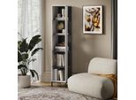 Vicco Libreria Eliza, 36 X 188 Cm Con 5 Scomparti, Bianco