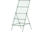 Traliccio In Acciaio Per Inserimento Supporto In Acciaio Inox Ad A Per Piante Rampicanti Traliccio 101X133X227 Cm Traliccio Per Piante Da Giardino Traliccio Per Ortaggi Fiori Piante Rampicanti Verde Aosom