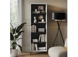 Vicco Libreria Eliza, 60 X 180 Cm Con 5 Scomparti, Bianco