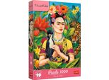 Puzzle 1000 Trefl Premium Plus Frida Kahlo Portret W DżUngli 12094
