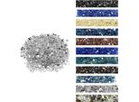 Vetro Da Fuoco 4,5 Kg - Rocce Di Vetro 12,7 Mm - Vetro Per Caminetto - Pietre Di Vetro Decorative - Nero - Pietre Decorative Per Caminetto