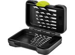 Goobay 77847 Set Di Punte Per Legno, 15 Pezzi - Set Di Utensili Flessibile In Robusta Valigetta Di Trasporto