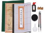 Pennelli Calligrafia Set Lupi Pennelli Uso Ripetuto Studenti Pratica Acqua Panno Di Scrittura
