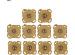 10Pcs/Set Metallo Magnetico Fibbia Bottoni Di Fissaggio A Scatto Fai Da Te Abbigliamento Borsa Accessori (Bronzo)