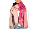 Sciarpa Da Donna Brubaker Cashmirillo Con Motivo A Quadri - 70 X 200 Cm - Calda E Accogliente - Sciarpa Da Donna, Rosa, Rosa E Grigio