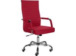 Sedia Da Ufficio Ergonomica - Sedia Da Ufficio - Regolabile In Altezza, Design Confortevole | Colore: Rosso | Materiale: Polvere
