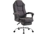 Sedia Ergonomica Da Ufficio - Sedia Da Ufficio - Schienale E Poggiapiedi Regolabili | Colore: Grigio Scuro