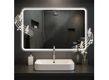 Specchio Con Altoparlante Bluetooth - Specchio Da Bagno - Illuminazione Led E Anticondensa