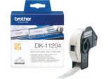 Brother DK-11204, Nero Su Bianco, 400 Pezzi, Dk, Bianco, Termico Diretto, Cina