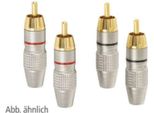 Set Di 4 Connettori Rca Dorati Dynavox
