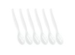 EierlöFfel Kunststoff, 6 Tlg., Weiss, LäNge: 130 Mm