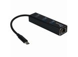 Inter Tech 88885440 Inter-Tech Lan-Adapter Argus IT-410 USB-C Gigabit Ethernet
