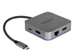 Delock 87742 Delock Dockingstation Usb Typ-C MobilgeräTe 4K Hdmi/Hub/Lan/
