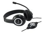 Equip 245301 Cuffie/Headset Wired Head-Band Chiamate/Musica Usb Type-A Nero