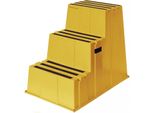 Gradini Per Carichi Pesanti 3 Piattaforme H.730Mm Cow.Yellow