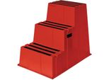 Gradini Per Impieghi Gravosi 3 Piattaforme H.730Mm Ku.Red