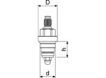 Js Sanitaer-Oberteil Dn10,3/8""