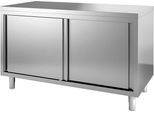 Armadio Da Lavoro Combisteel Con 2 Ante Scorrevoli In Acciaio Inox 430 1800X700X850Mm