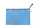 Karton P+P Busta A Rete Con Cerniera A5 Blu