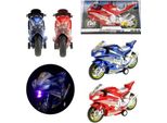 Moto Da Corsa Con Luce, Suono E Funzione Pull-Back