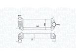 Magneti Marelli 351319204480 - Intercooler Oe 8200382109 Per Kangoo (Fw), Kangoo (Fc), Kangoo (Kw)