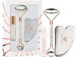 Crystallove Cryo Ice Beauty Set - Set Per Massaggio Facciale In Acciaio Inox - Crioterapia