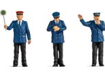Personale Ferroviario Noch, Figure Dipinte A Mano Per Modellini Ferroviari A 1 Scartamento, Complemento Ideale Per Diorami E Stazioni Ferroviarie