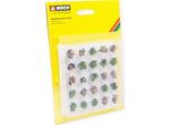 Noch G,1,0,H0,TT,N,Z 6921 Profi Ciuffi D'erba "Stony"", Verde, Beige, Con Pietre Grigie, 25 Pezzi, 6 Mm"