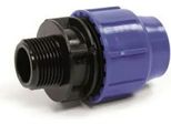 Passaggio Pe Con Filettatura 63-6/4" M PN16 Perla"
