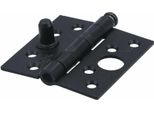 Skg*** Cerniera Nera 89 X 89 Mm Quadrata - Per Pezzo