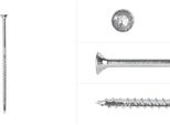 Viti Per Pannelli Truciolari Zincate 5 X 120 Mm Torx 25 A Filettatura Parziale - Confezione Da 200 Viti